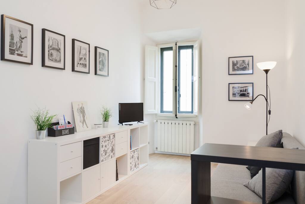 Living room with double glazed windows