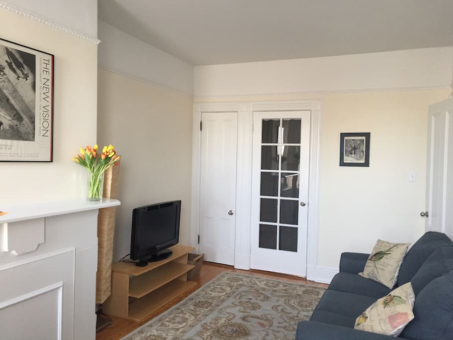 Relax in front of a Netflix movie or TV show. (No cable TV.)