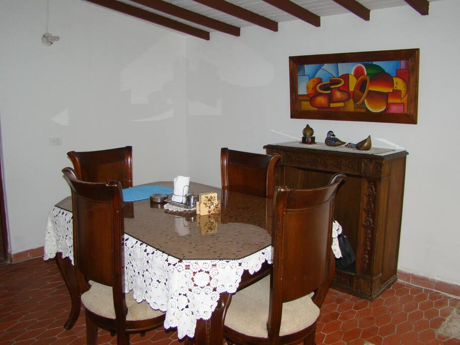 Comedor interior.