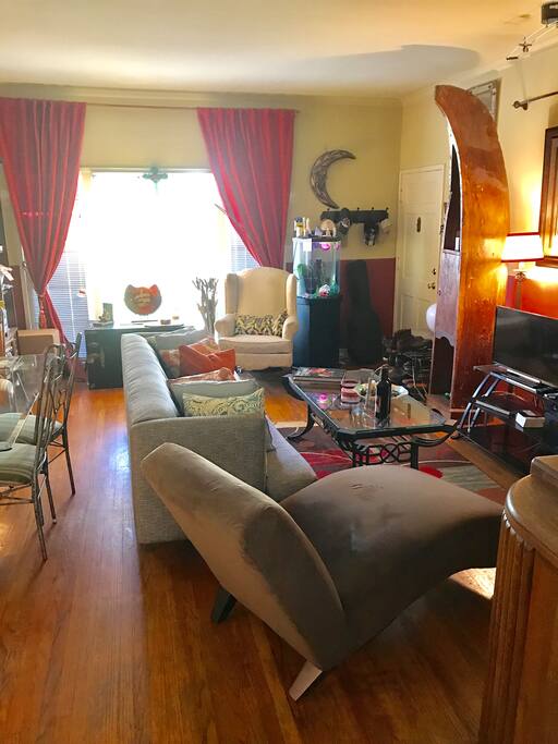 Entrance to Living. Room and entertainment area!