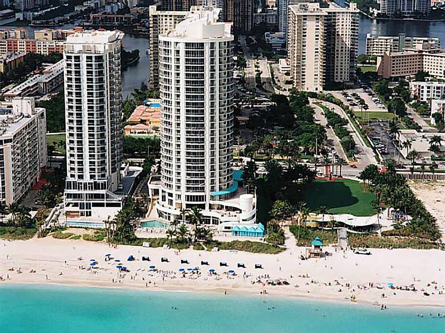 Hotel areal view