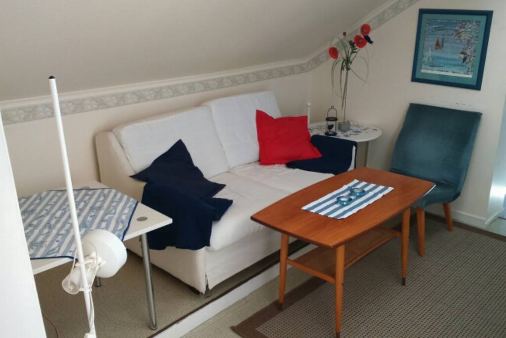 Bäddsoffa plats för två