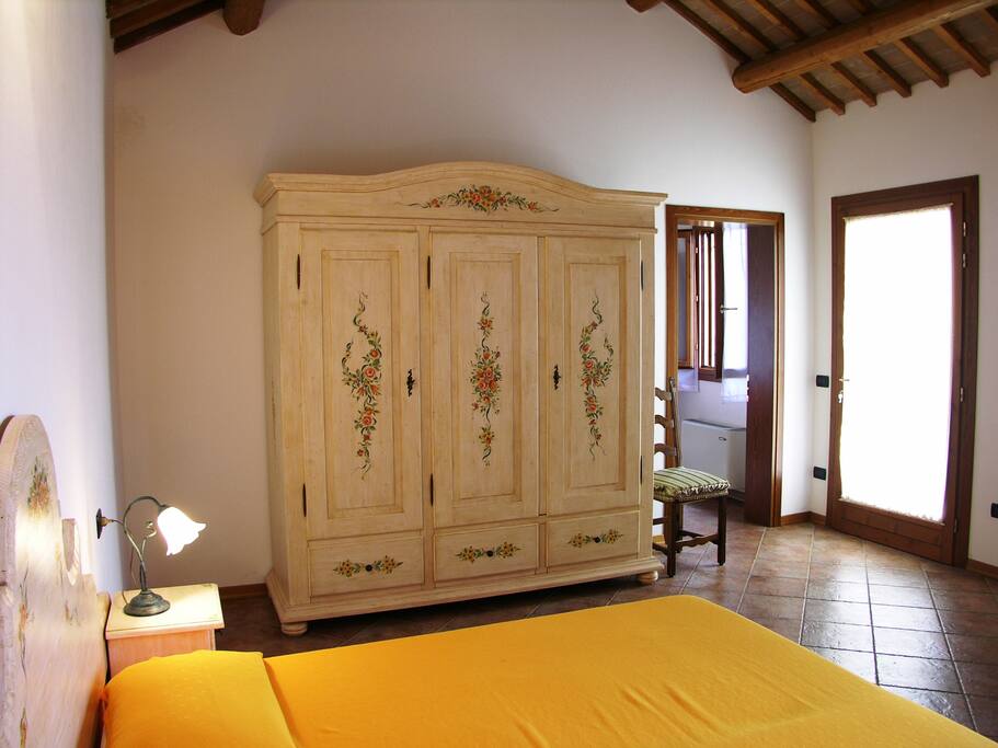 La camera da letto matrimoniale