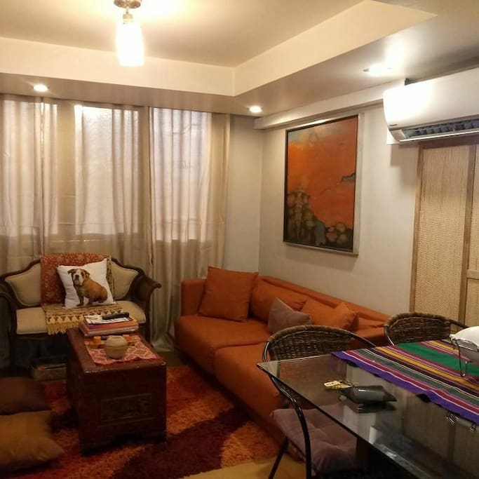 part of dining and living room area
