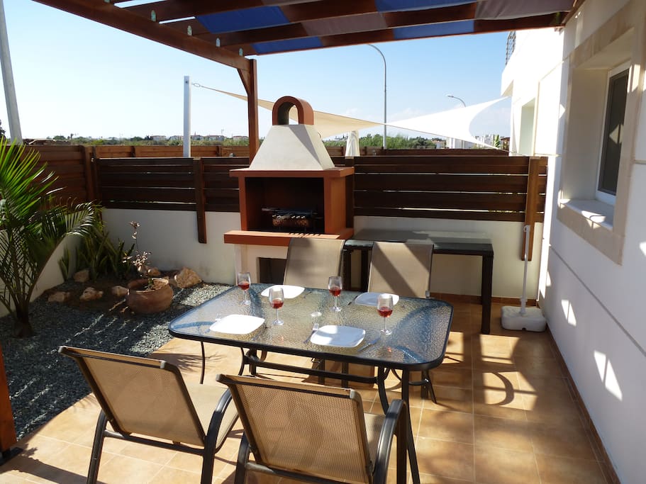 Alfresco dining area