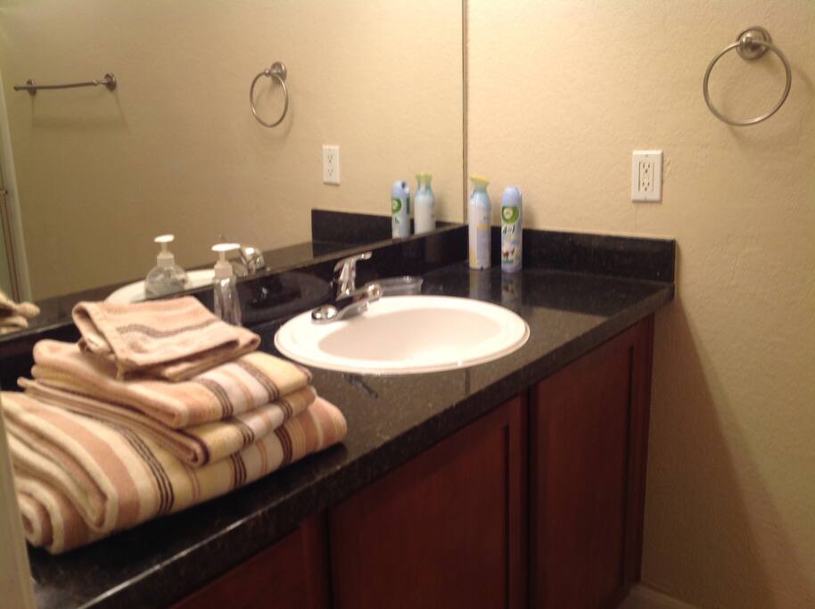 Master bath with walk-in shower