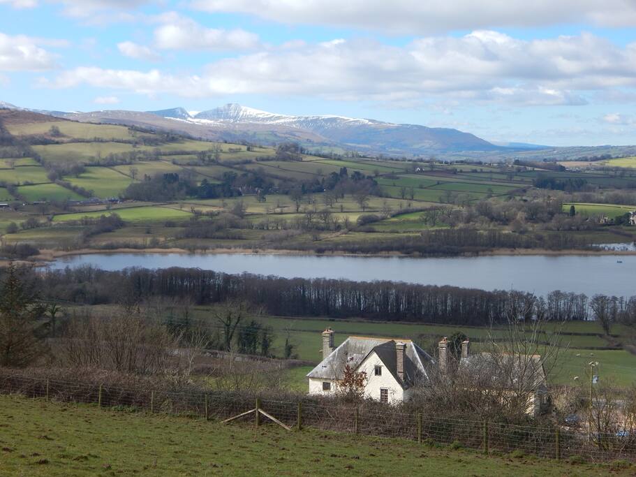 Cathedine Fawr and its beautiful views.