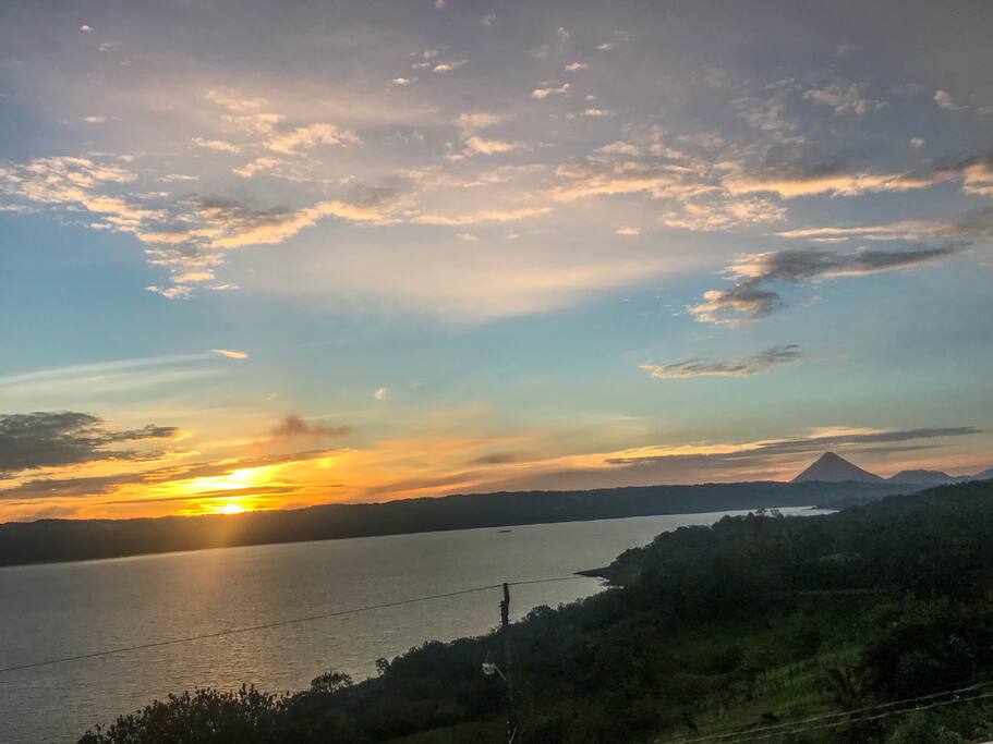 Beautiful view on Lake Arenal