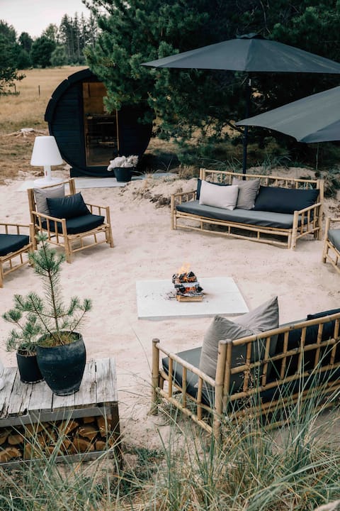 Tverstedhus - with sauna in the quiet nature