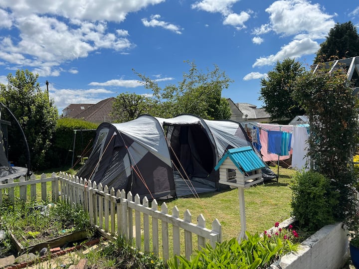 Large Tent In Our Garden - Pontypridd