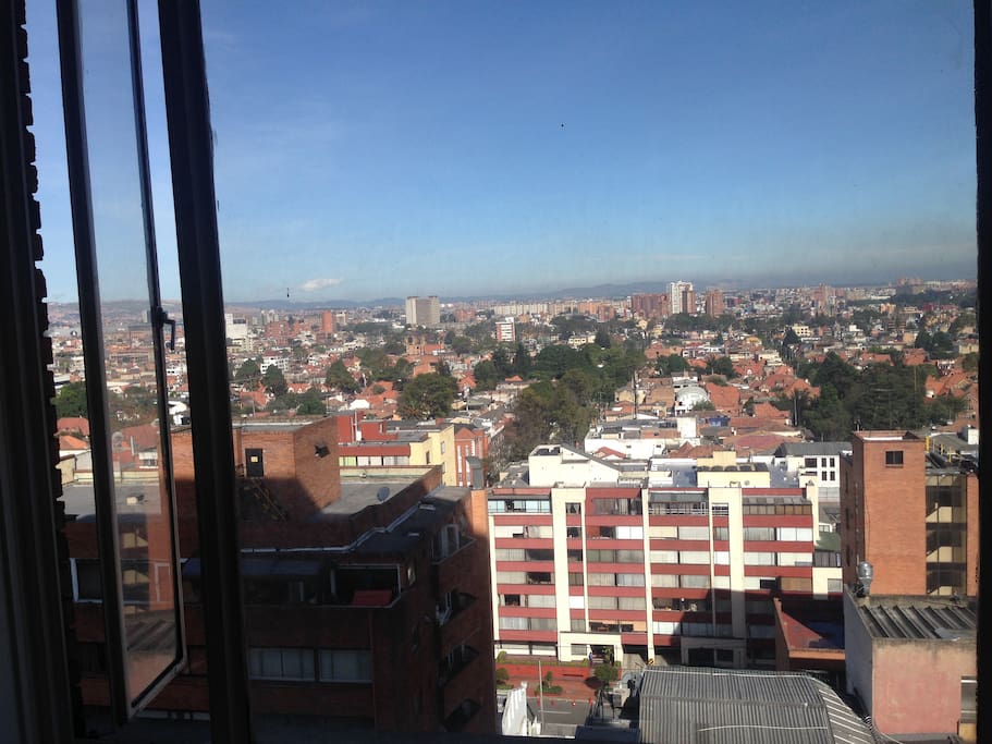 Vista al occidente de Bogotá.