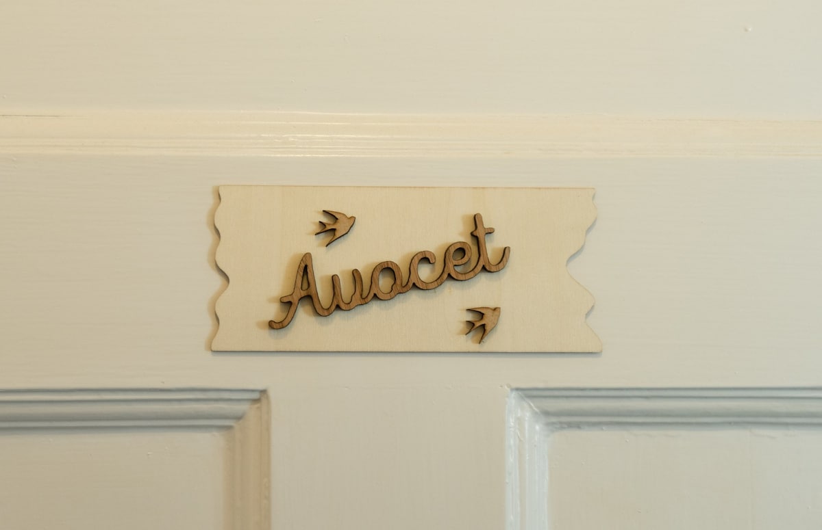 Добре дојдовте во Avocet - порано „Главната спална соба“. Суперголем кревет широк шест стапки (како и сите спални соби, може да се конфигурира на барање на два единечни кревета од 3 инчи). Вградени шкафови, сопствена бања, паметен телевизор, посебен простор за одмор, масичка за облекување.