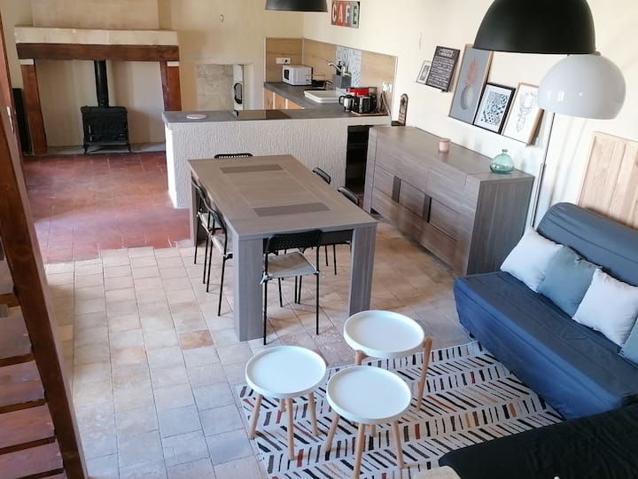 Chez Lolo Maison Chaleureuse Avec Cheminée - Avoine