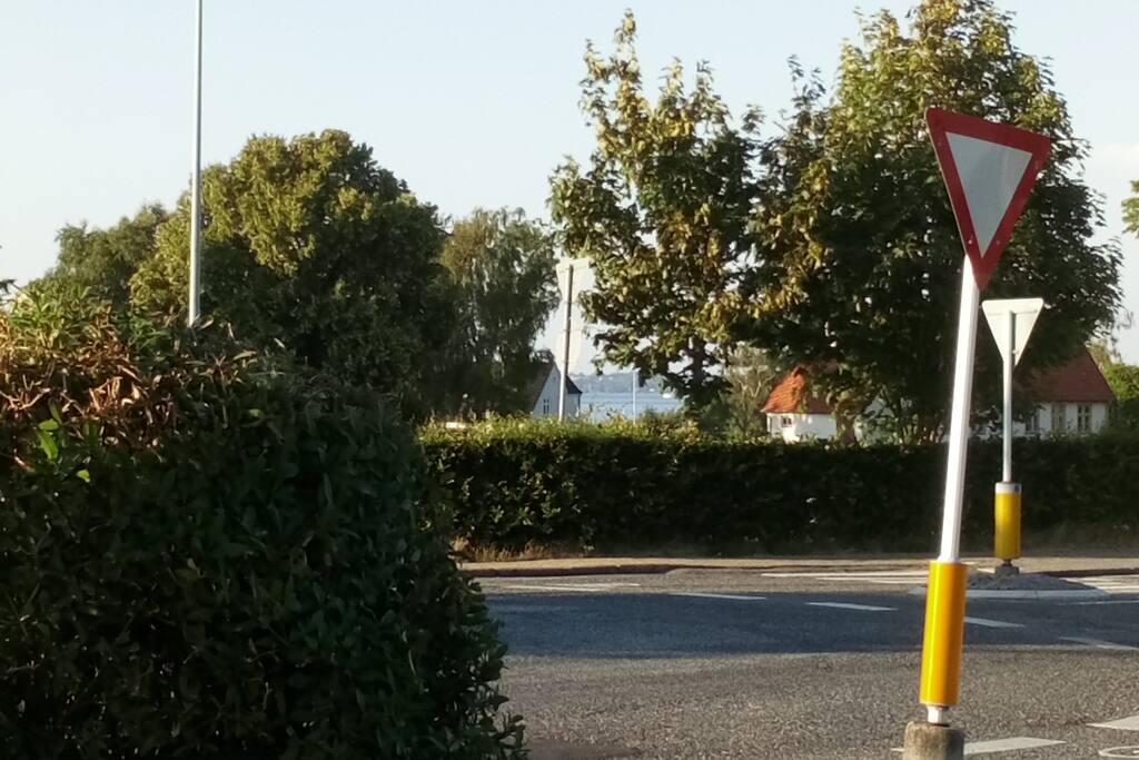 En af udsigterne/ one of the views to the sea