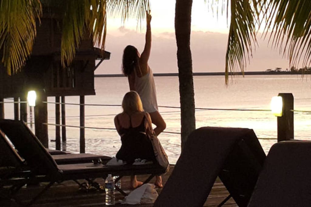 Rare moments during sunset at the Lagoon... :)