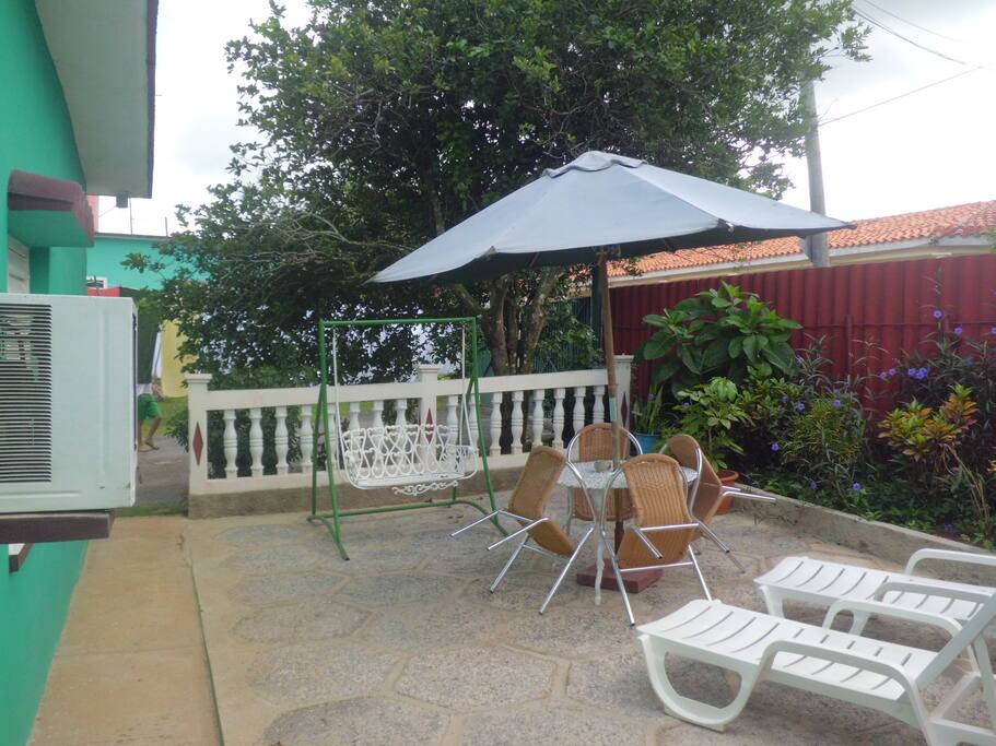lateral de la casa