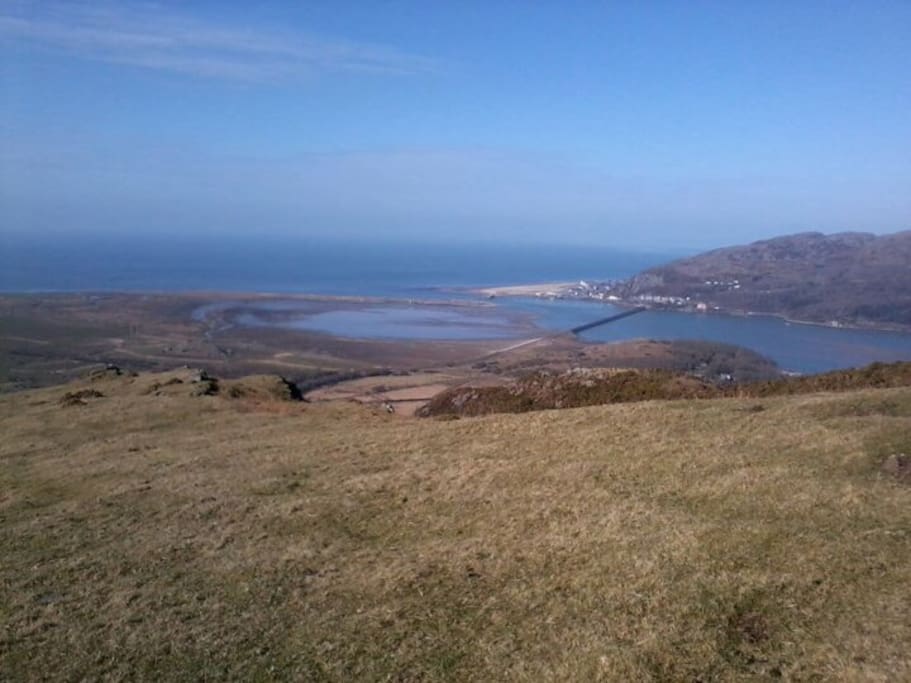 If you walk a little way up the hill at the back of the house this is the view that awaits you (depending on the weather of course).