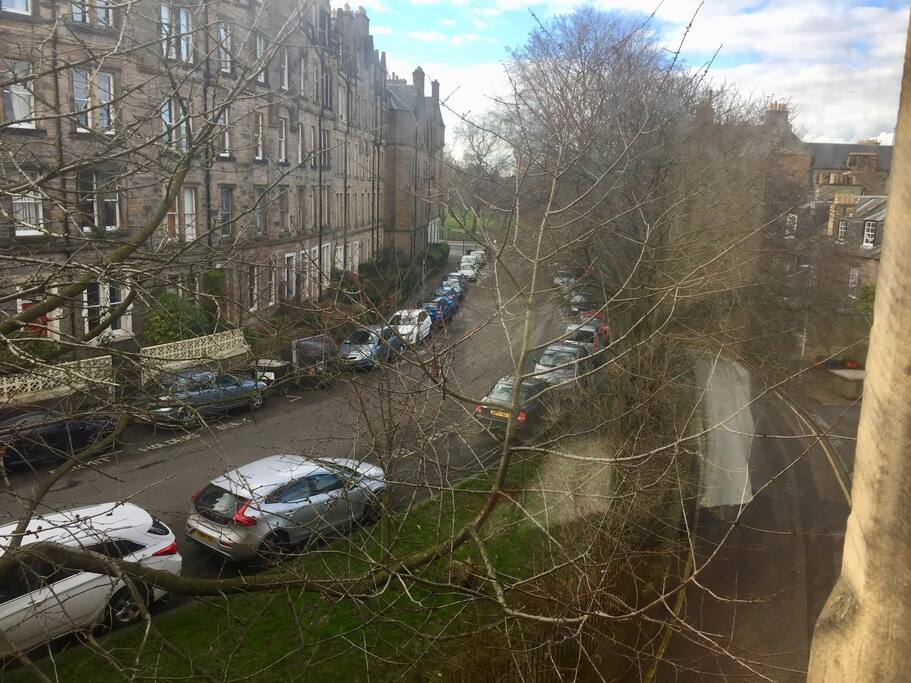 View to local park