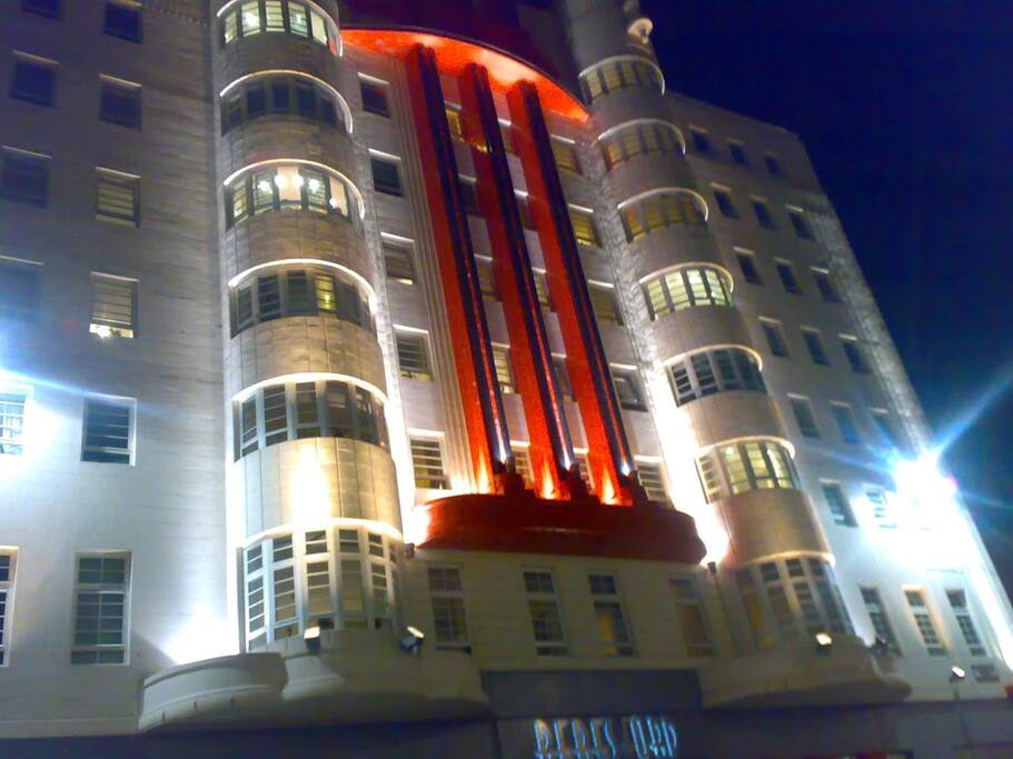 lit at night