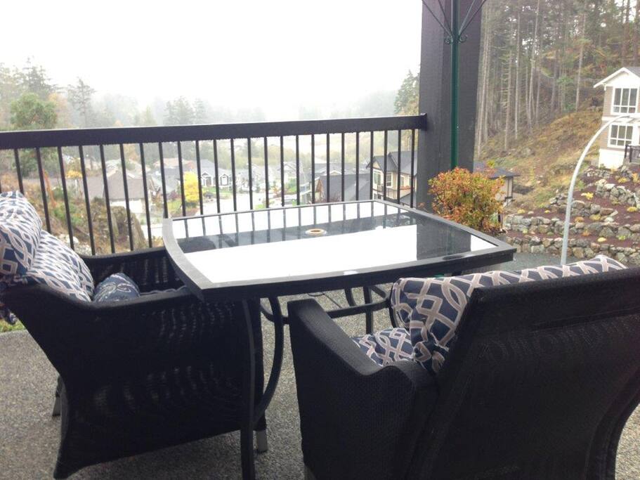 Cafe Set Overlooking View