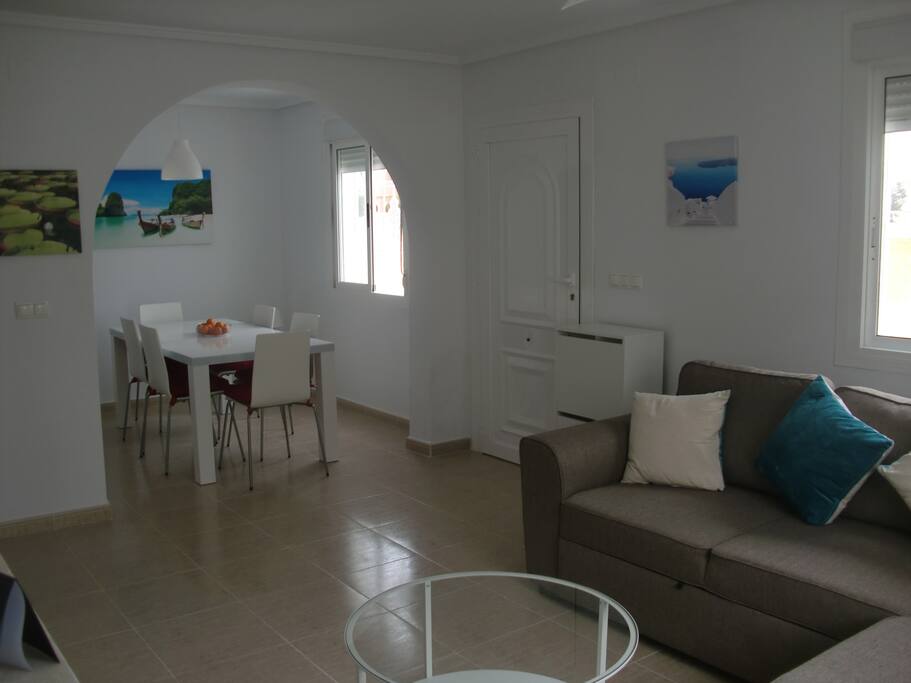 Living room/dining area ground floor