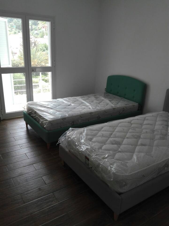 bedroom- two beds