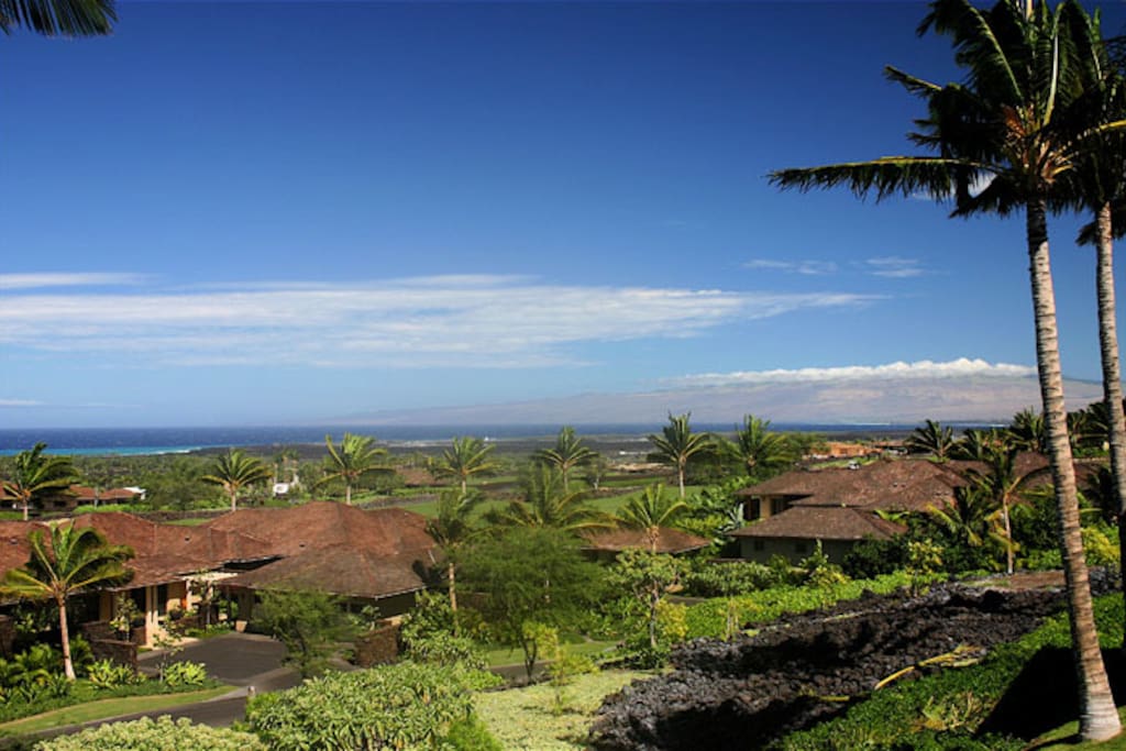 From lanai facing north