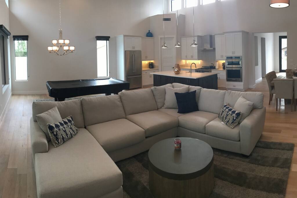 Large Great Room for entertaining.