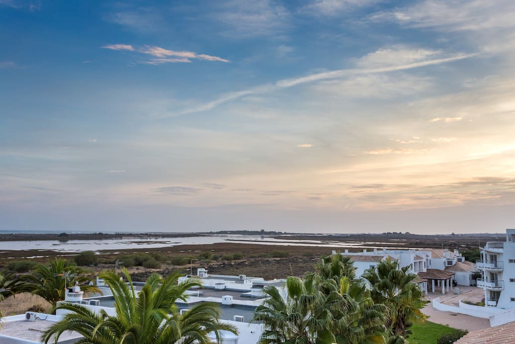 A wonderful view from the balcony over the beach