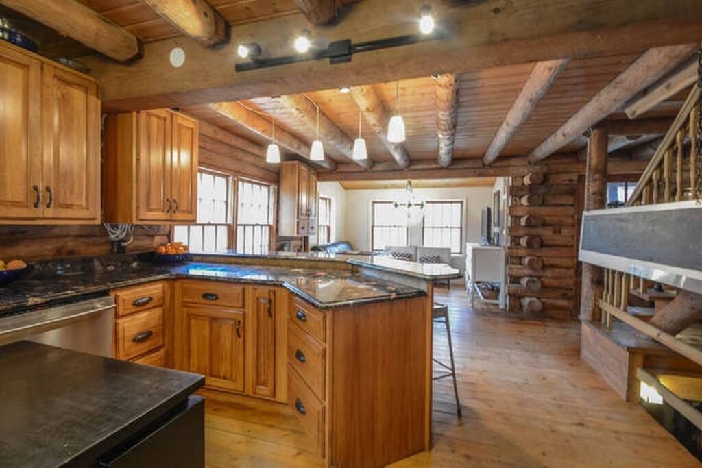 Semi-open floor plan.