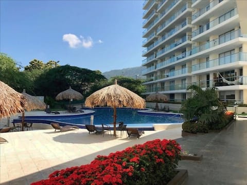 New apartment. Near to Beach and Zazue. 