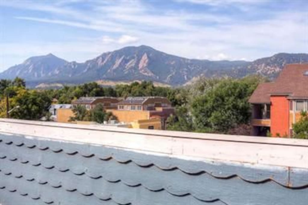 North-facing view from the complex's deck.