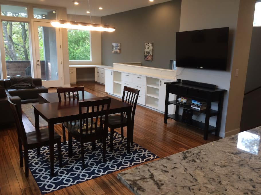 Dining Set and entertainment center