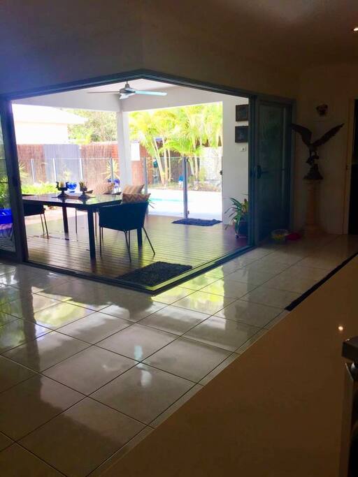 View to pool