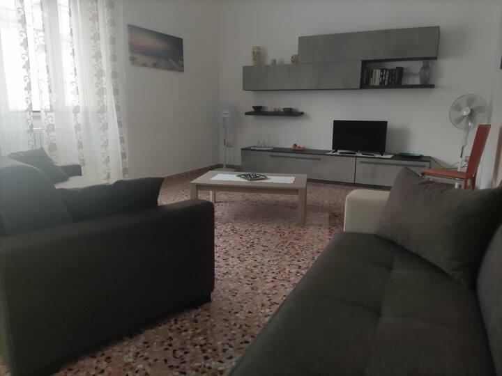 Sala de estar con sofás cama