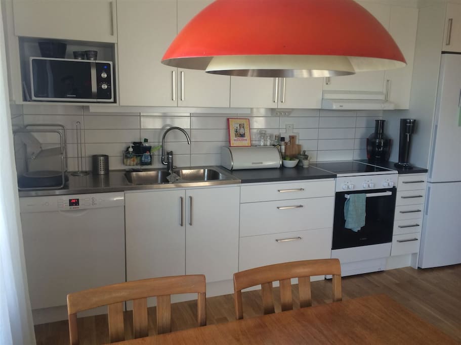 Furnished kitchen with dishwasher
