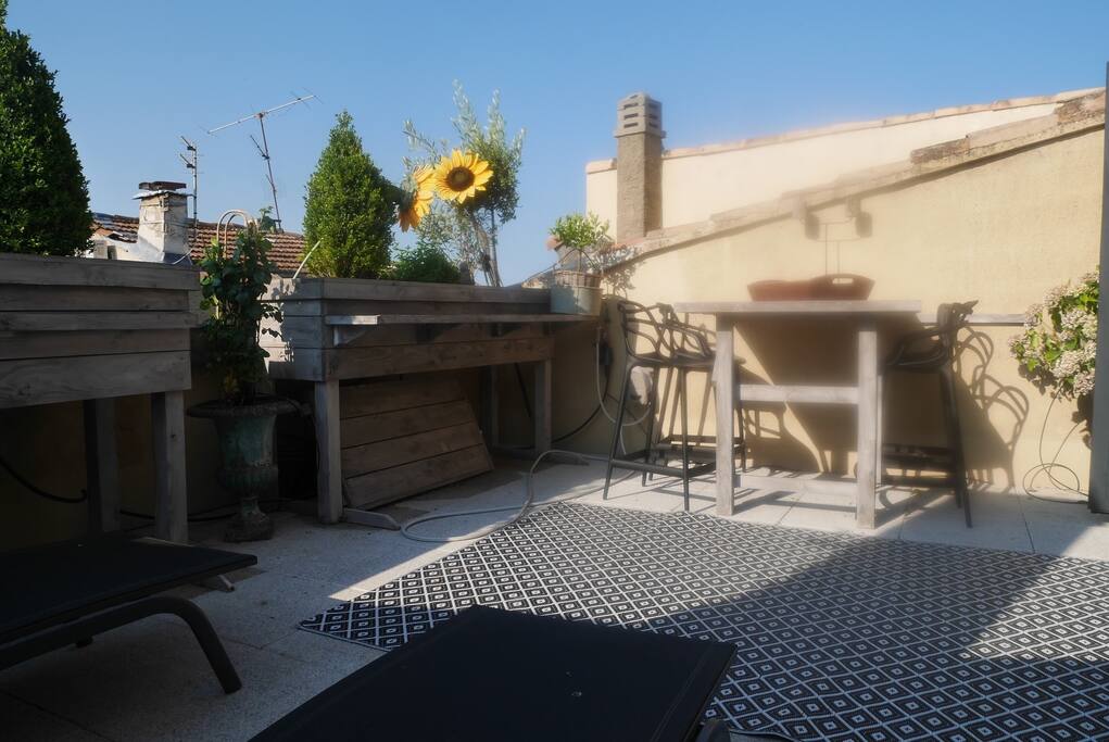 terrasse en toute intimité