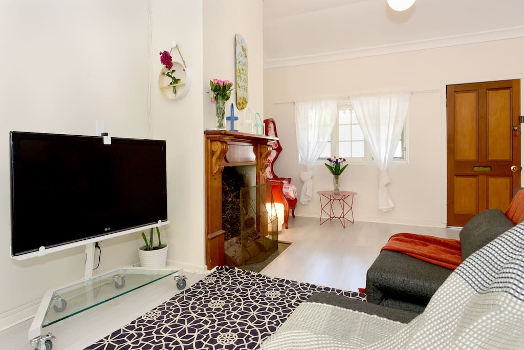 DVD player and a selection of films are available.