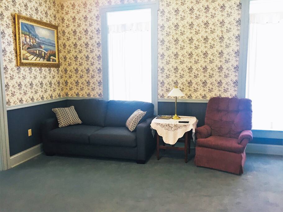 Private sitting area