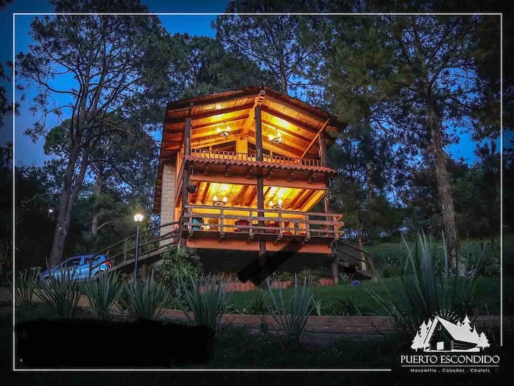 a well-deserved rest in Mazamitla, Yaretzi cabin