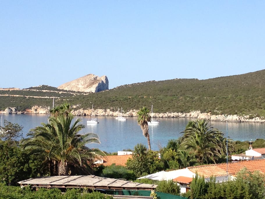 La vista Dal terrazzo della villa
