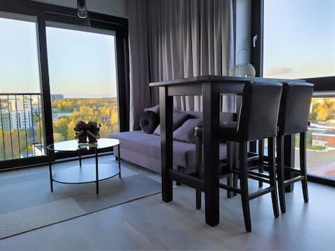 Beautiful studio in the heart of Nokia for 1-2 guests.