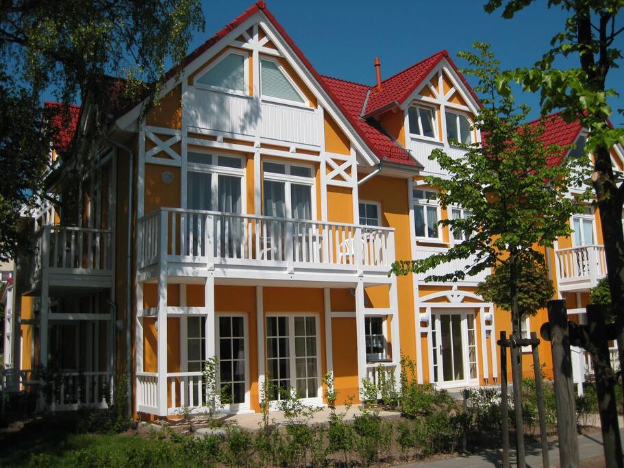 Seitenansicht vom "Uns Strandhus"