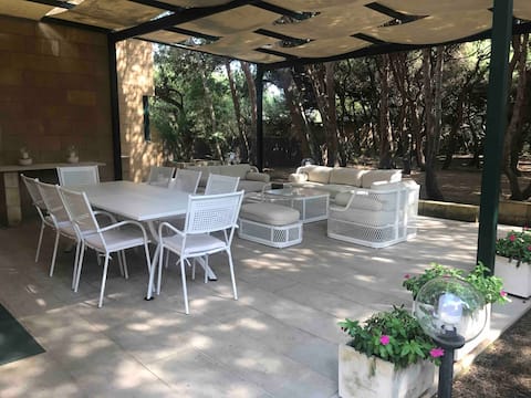 Garden Villa on the beach