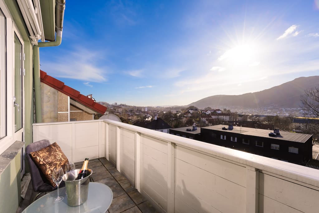 Sunny balcony