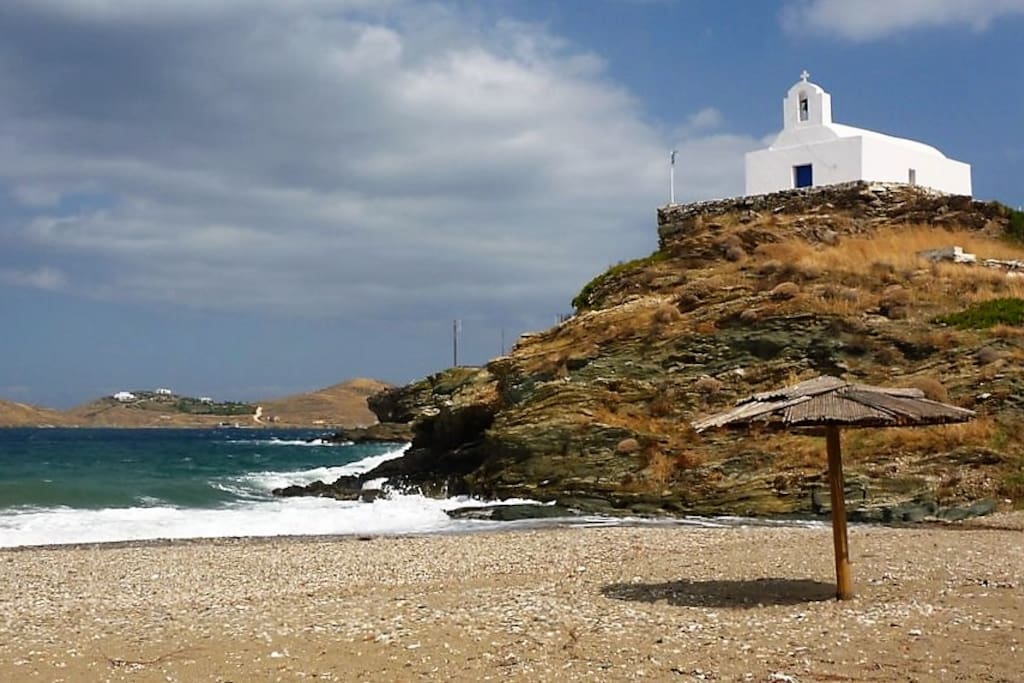 The closest beach at 250 mtrs walking distance from the apartment