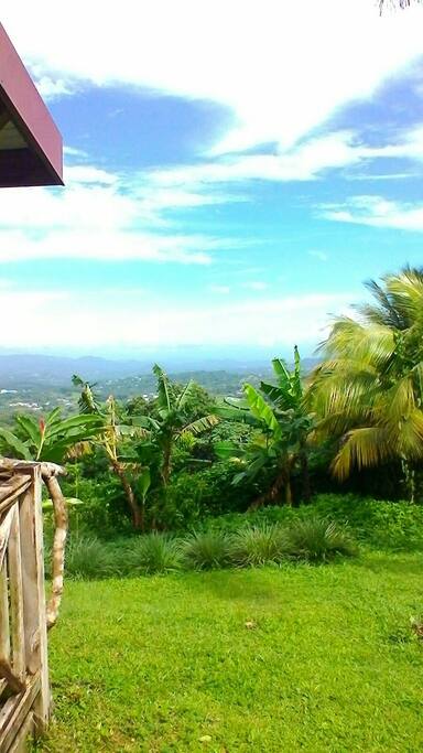 Vue sur lejardin et la vallée