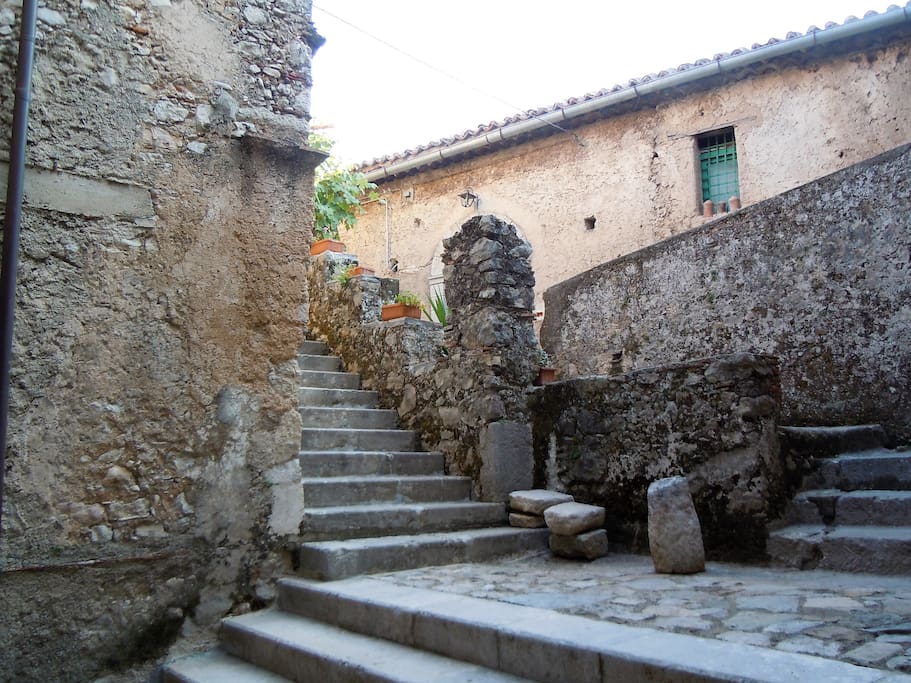 Scalinata in pietra