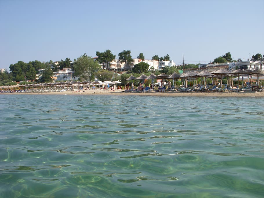 the great beach of nea moudania...!