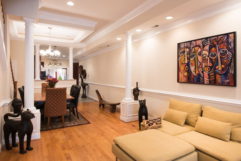 This is living room of home. Simply to receive you, this area of the house is off limits.